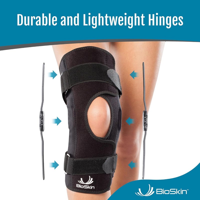 BioSkin Wraparound Compression Knee Brace for Knee Pain Relief, ACL & MCL Injuries, Meniscus Tear, and Arthritis Support - Image 5